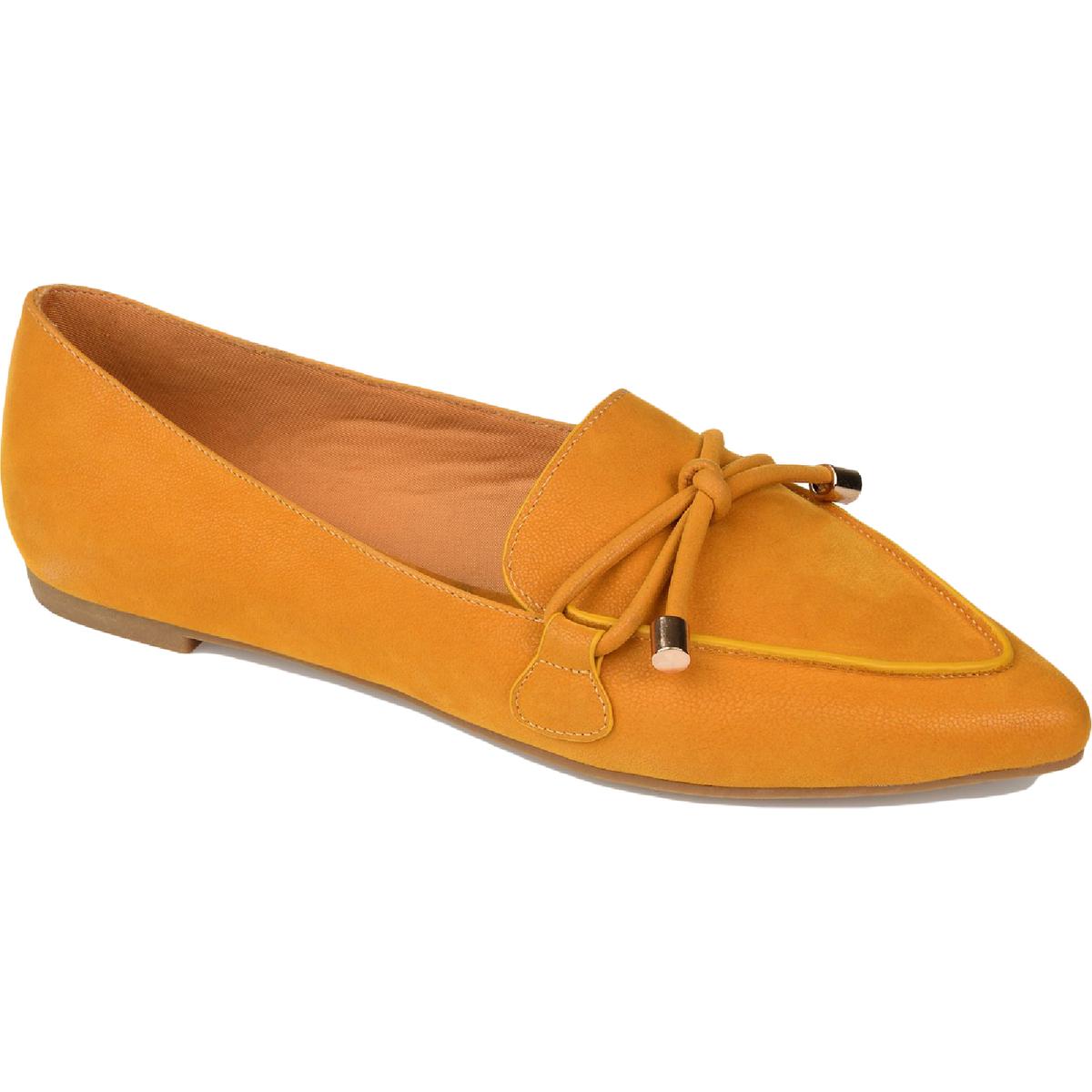 Muriel Faux Leather Slip On Loafers