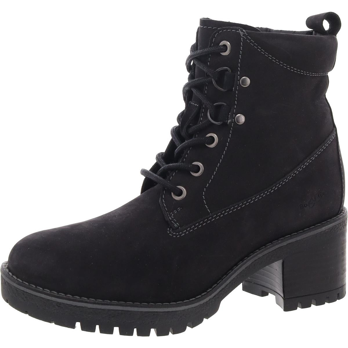Waterproof Leather Ankle Boots