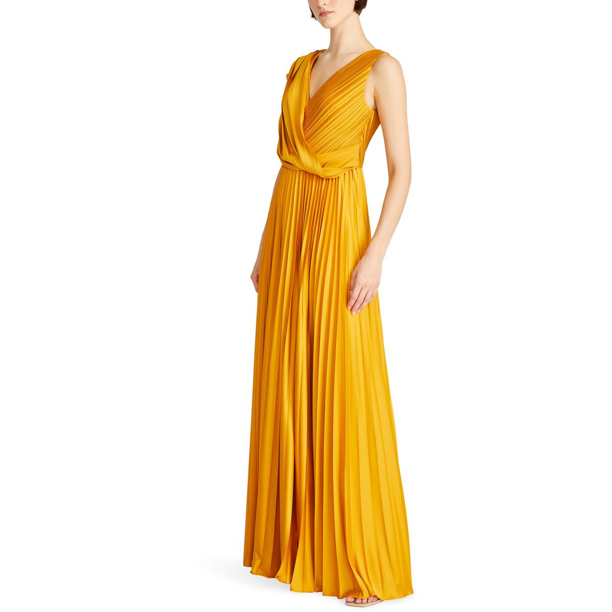 Breann Pleated Evening Dress