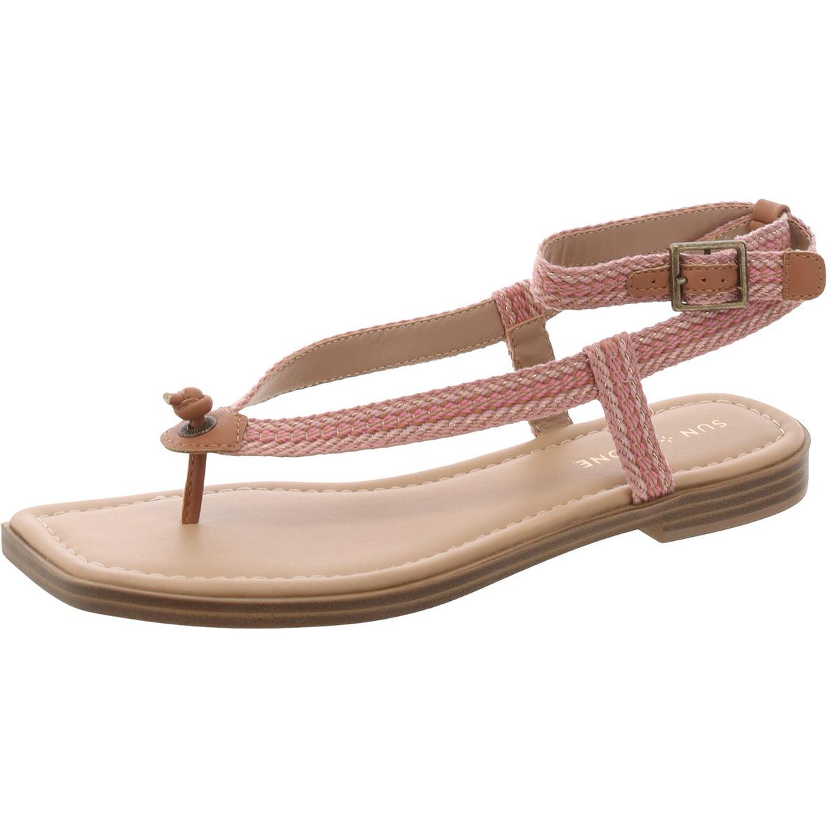 Murphyy Woven Thong Ankle Strap