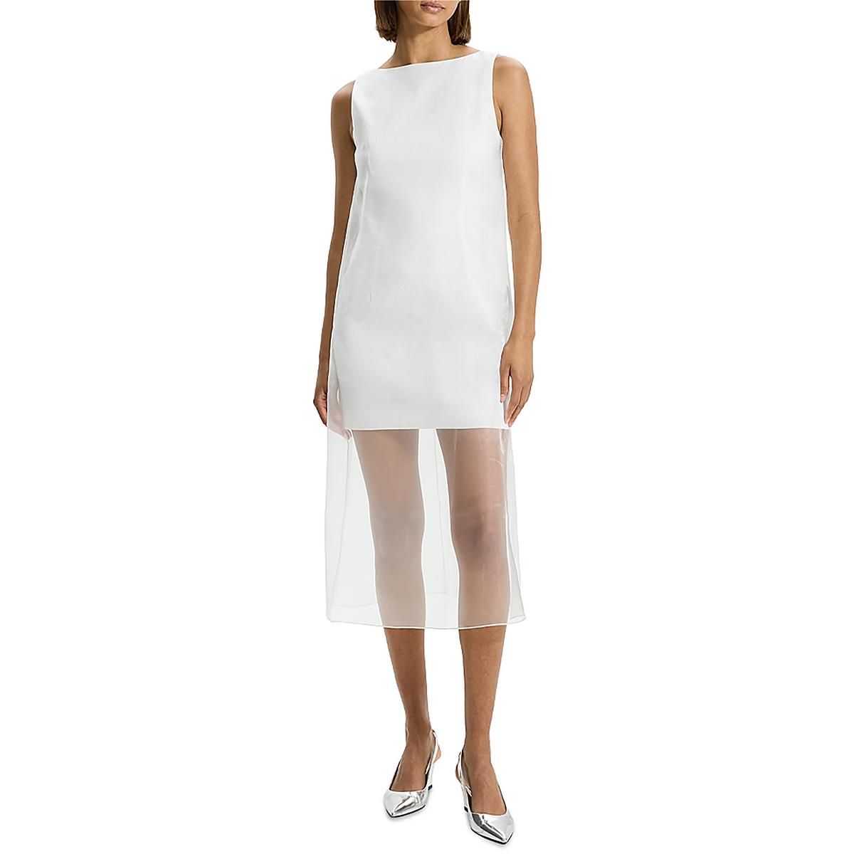 Above Knee Sheer Mini Dress