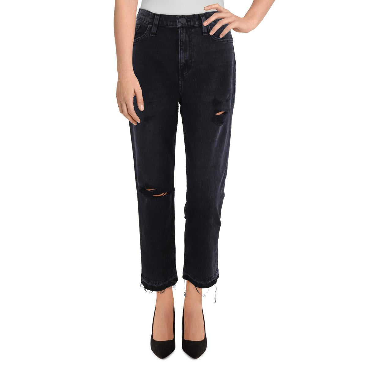 Harlow Destroyed Denim Cigarette Jeans