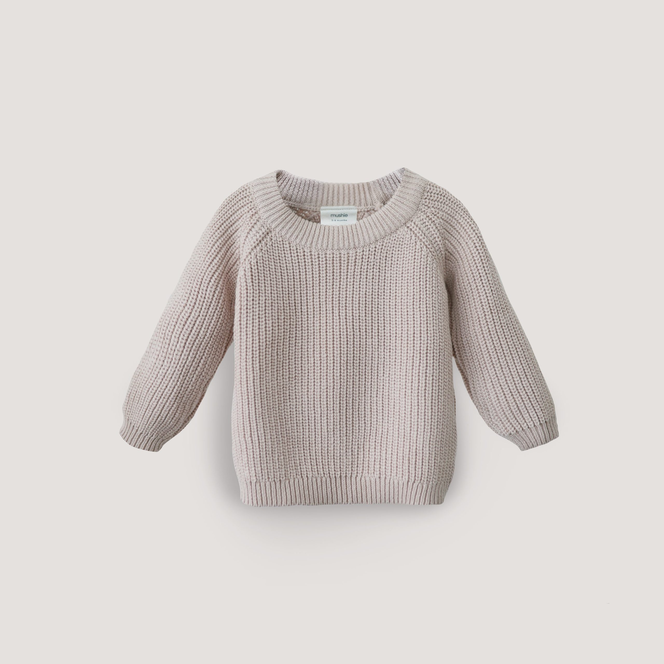 Mushie Organic Cotton Baby Chunky Knit Sweater