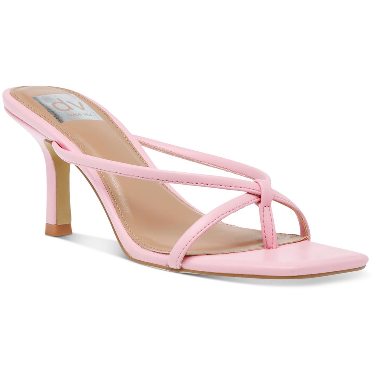 Zanna Faux Leather Slip On Slide Sandals