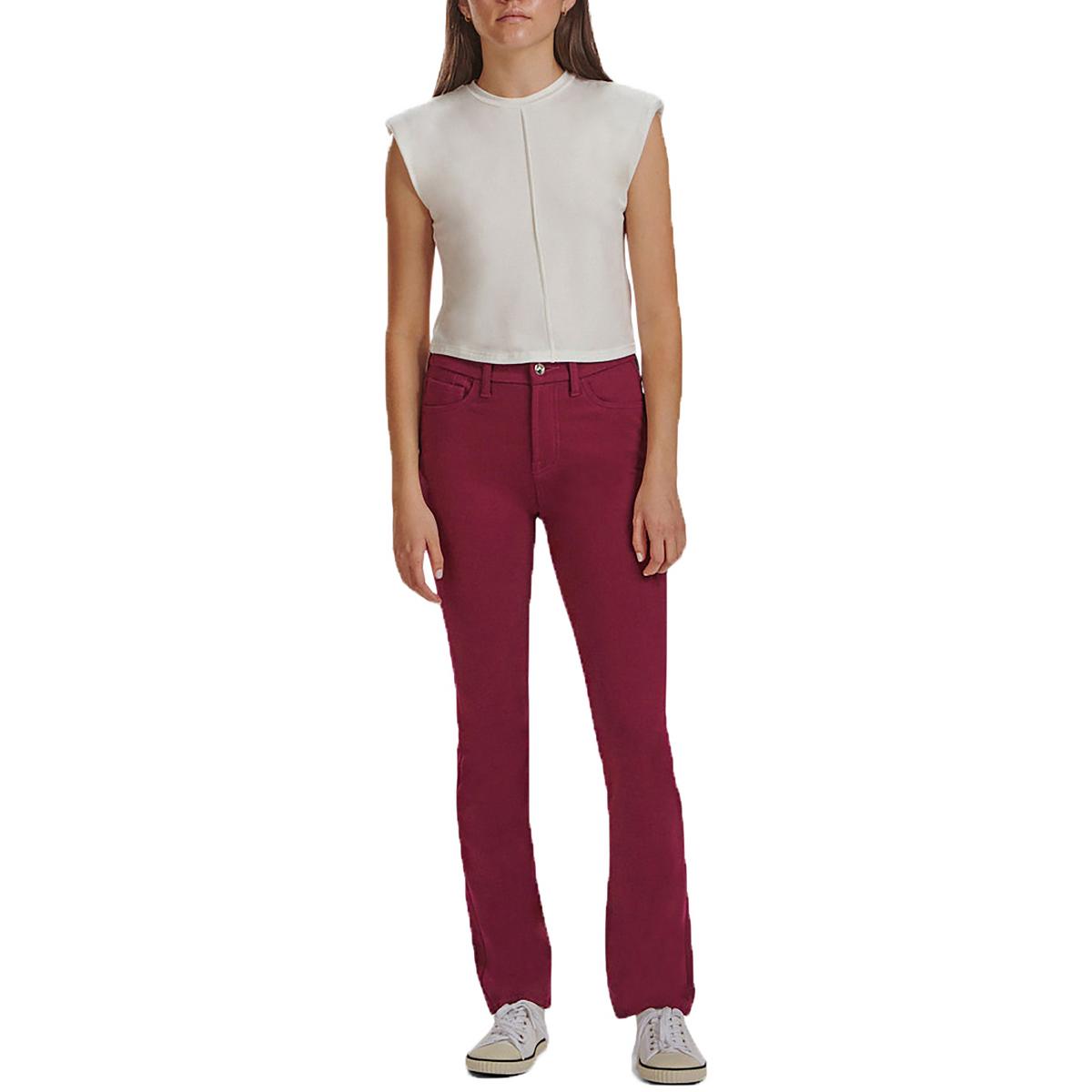 Denim Cotton Straight Leg Jeans