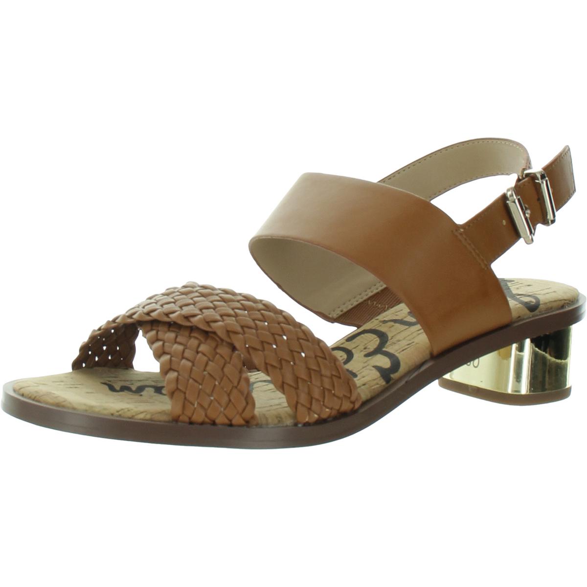 Teena Faux Leather Ankle Strap Heels