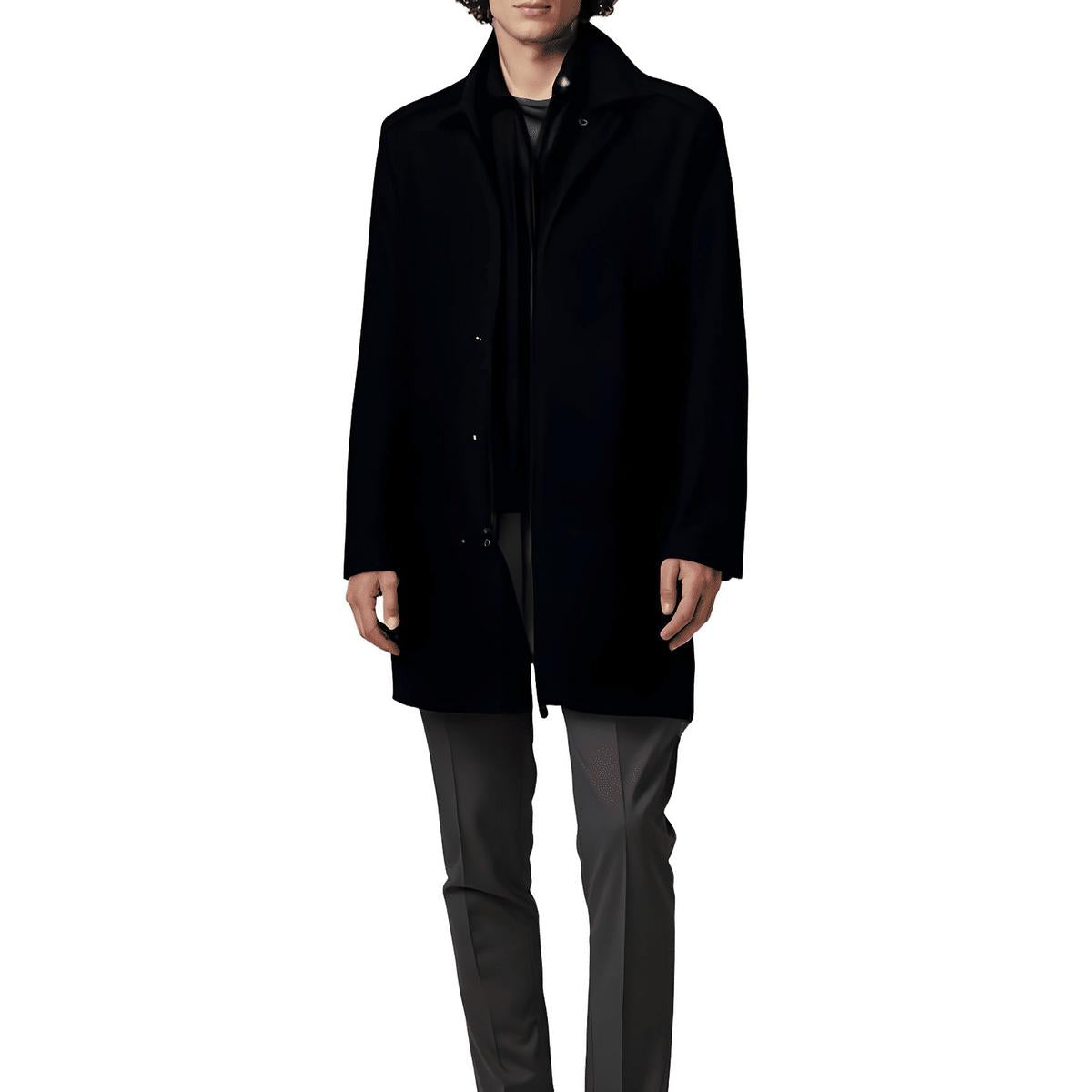 Lined Wool Overcoat