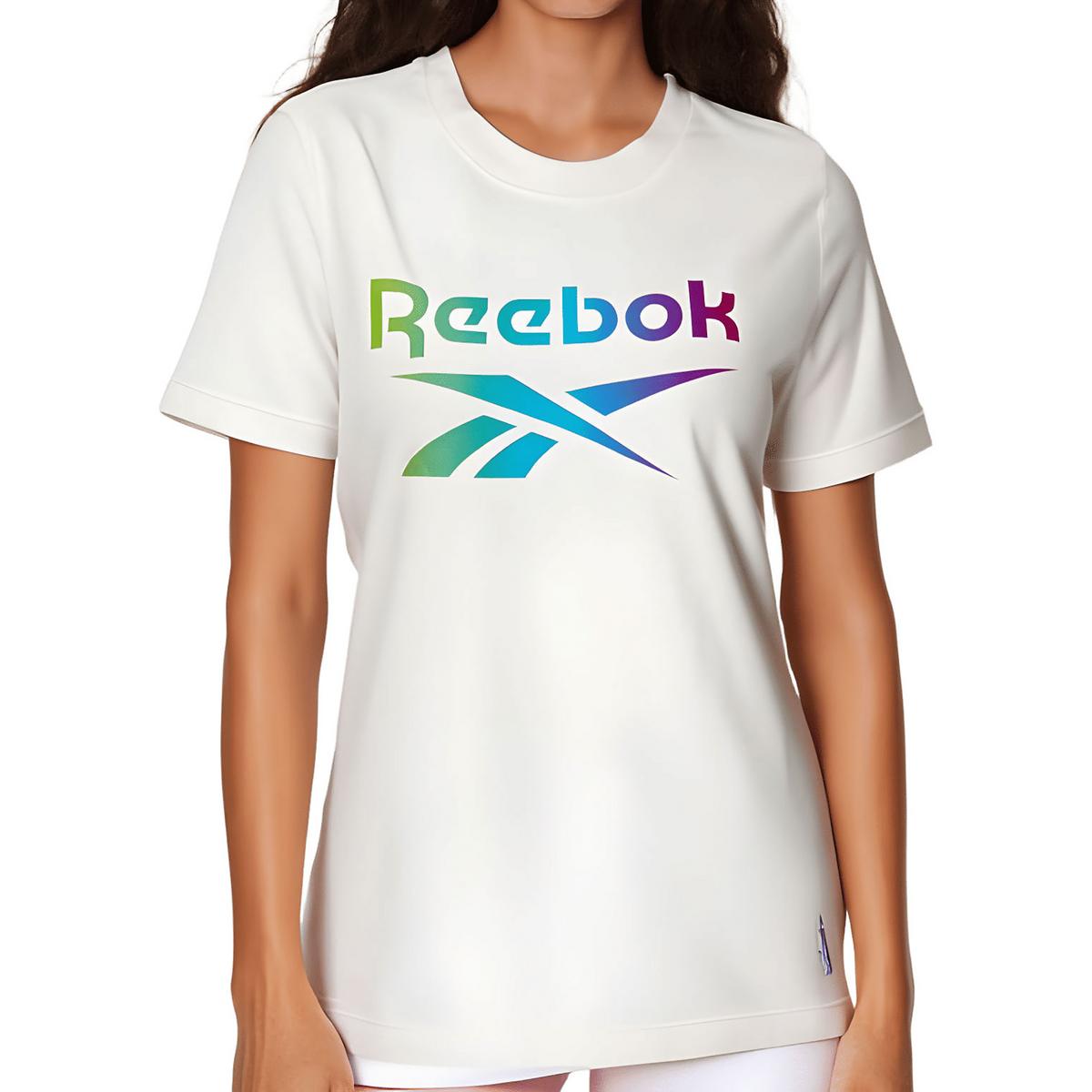 Gradient Graphic Tee Logo Cotton Graphic T-Shirt