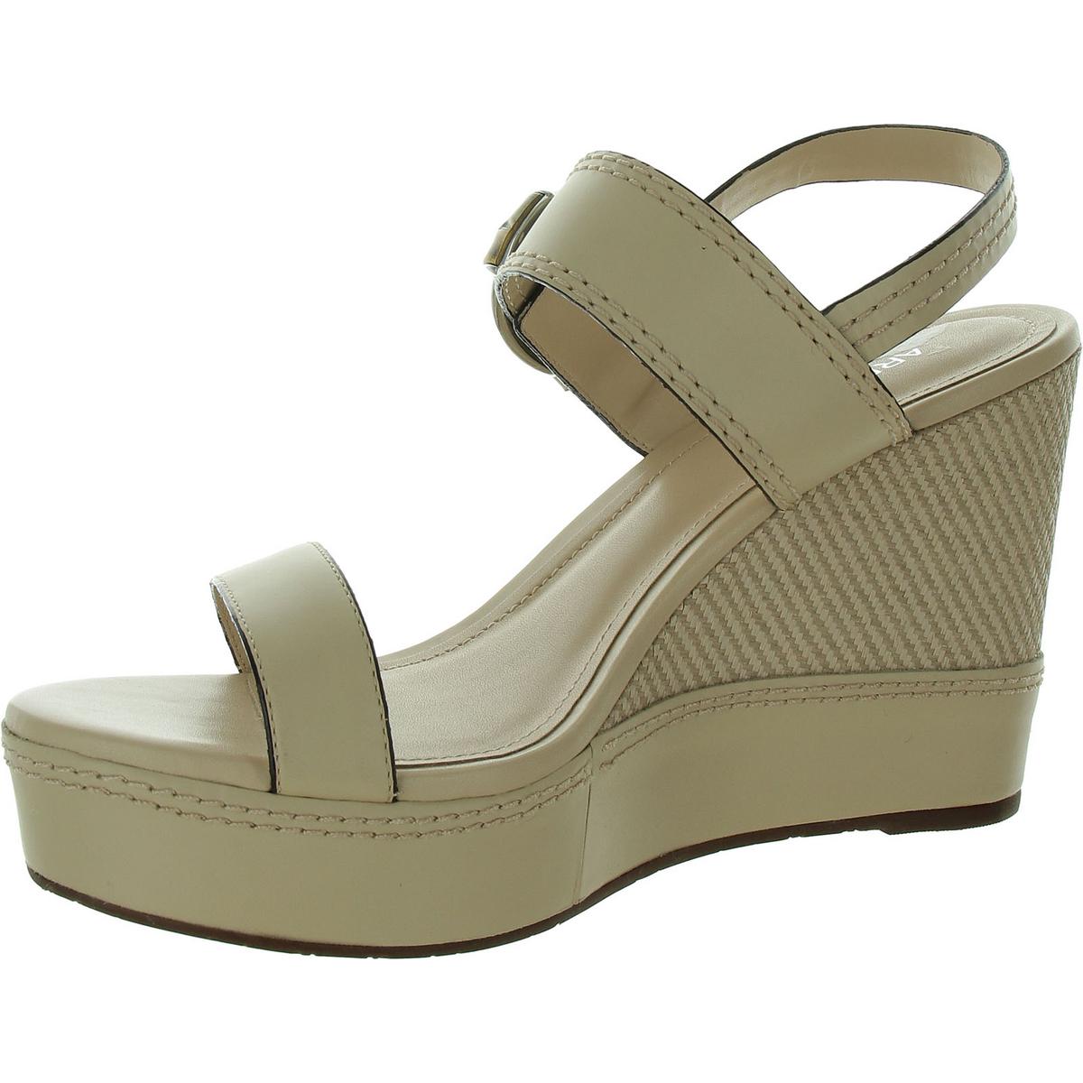 Open Toe Adjustable Wedge Sandals